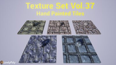 Tiles Vol.37 - Hand Painted Textures 