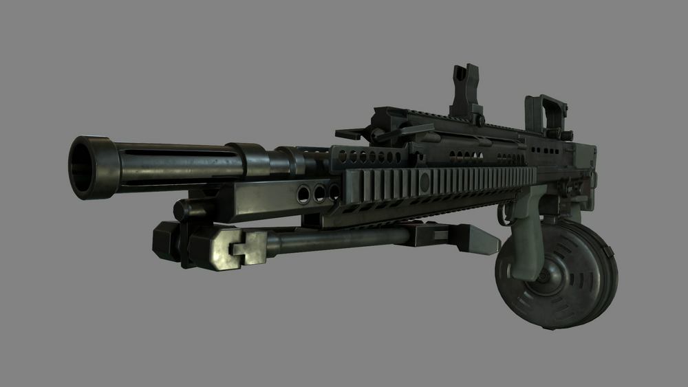 Animated L86 Light Machine Gun Weapon Pack 