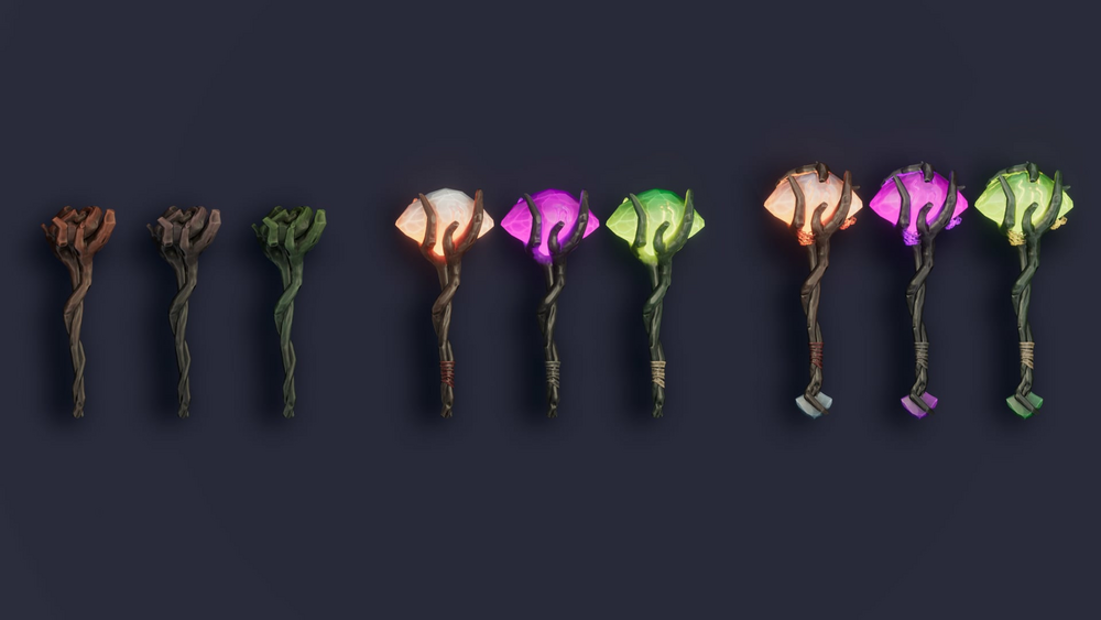 Stylized Maces & Hammers - RPG Weapons 