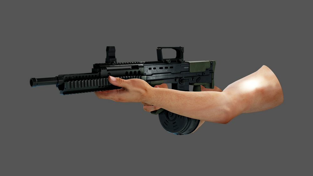 Animated L86 Light Machine Gun Weapon Pack 