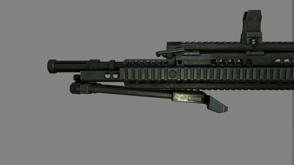 Animated L86 Light Machine Gun Weapon Pack 