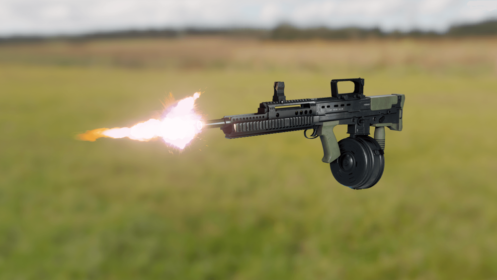 Animated L86 Light Machine Gun Weapon Pack 