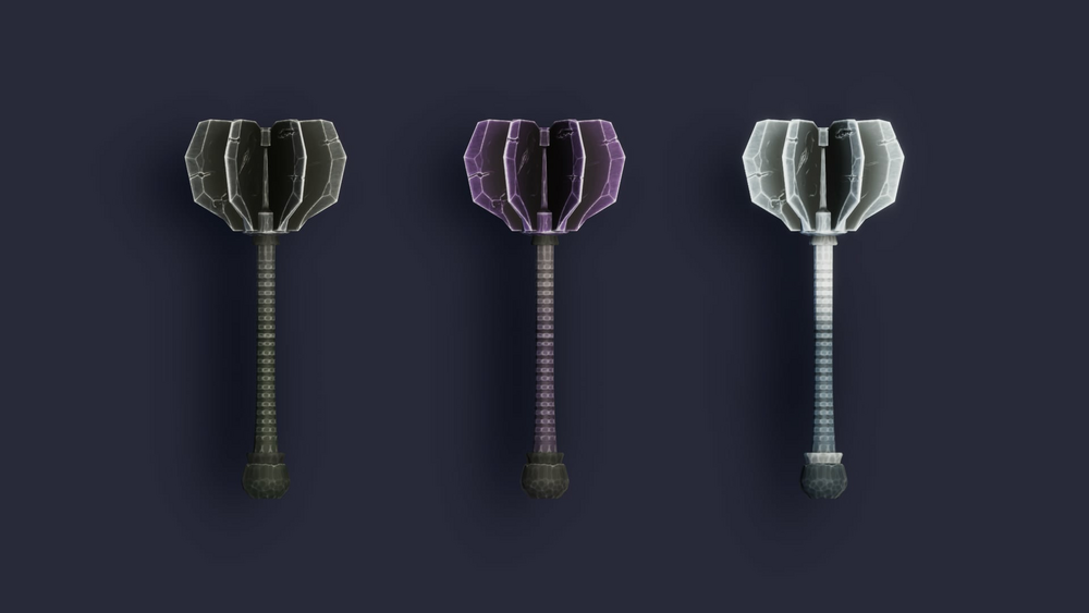 Stylized Maces & Hammers - RPG Weapons 