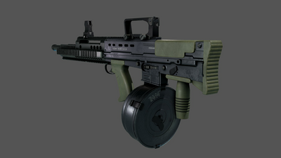 Animated L86 Light Machine Gun Weapon Pack 