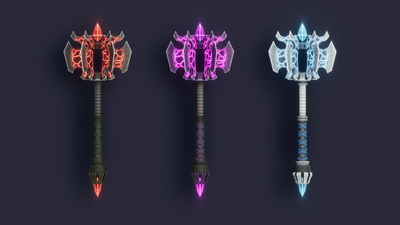 Stylized Maces & Hammers - RPG Weapons 