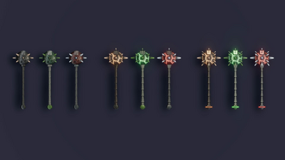 Stylized Maces & Hammers - RPG Weapons 