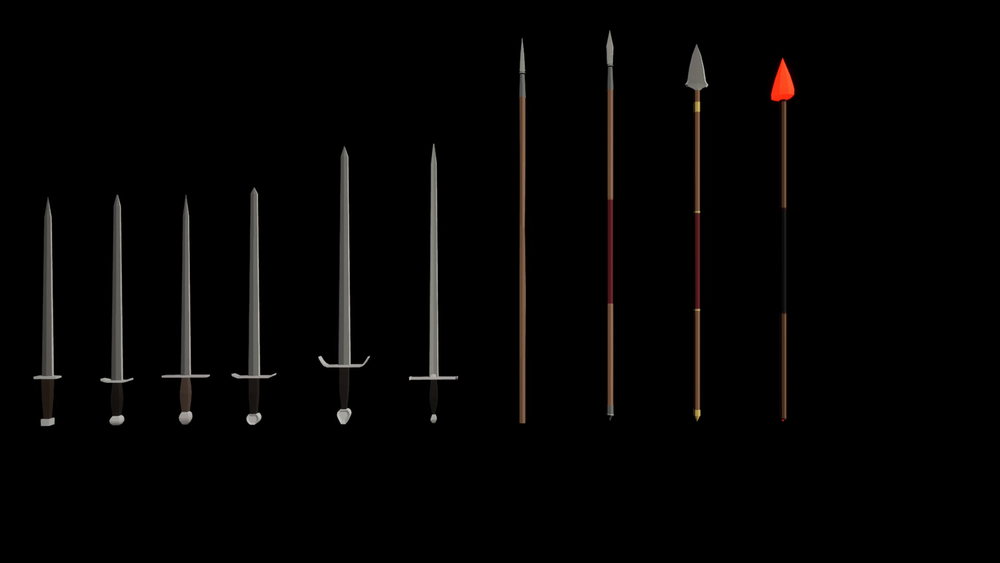 Lowpoly Fantasy Weapons 