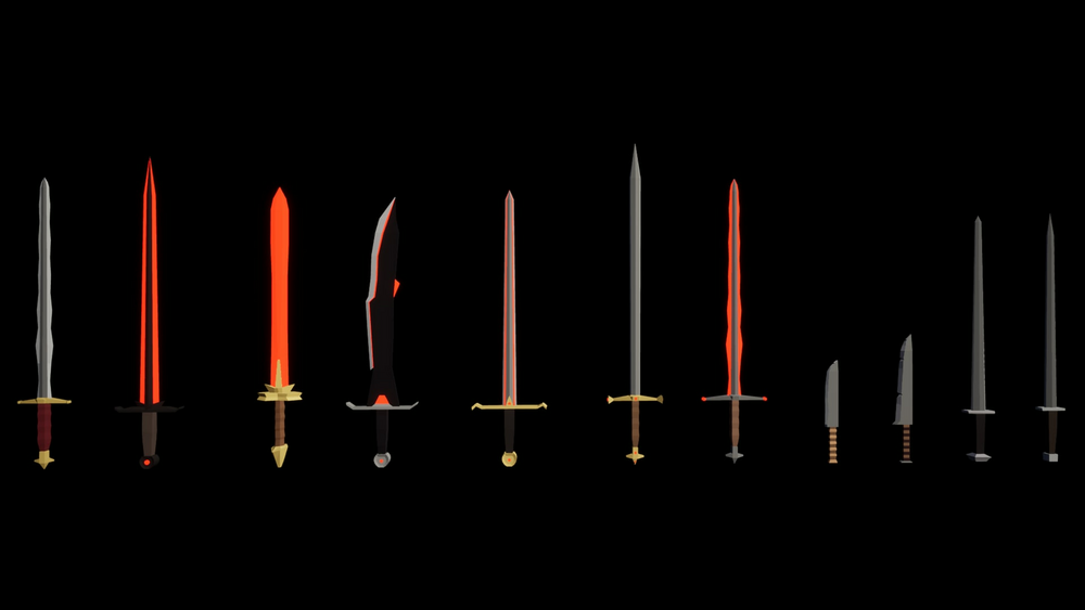 Lowpoly Fantasy Weapons 