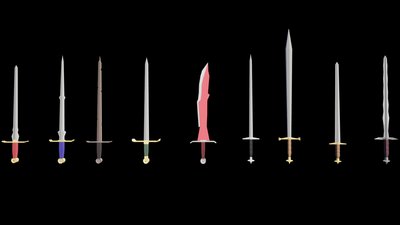 Lowpoly Fantasy Weapons 