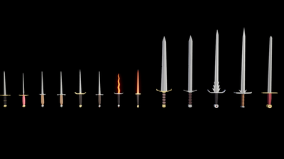 Lowpoly Fantasy Weapons 