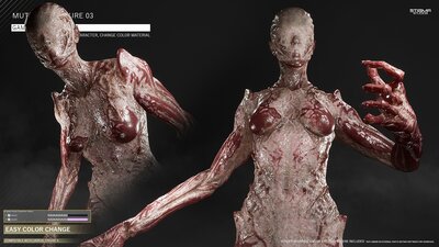 Mutant Creature Bundle 01 - Game Assets + Extra 