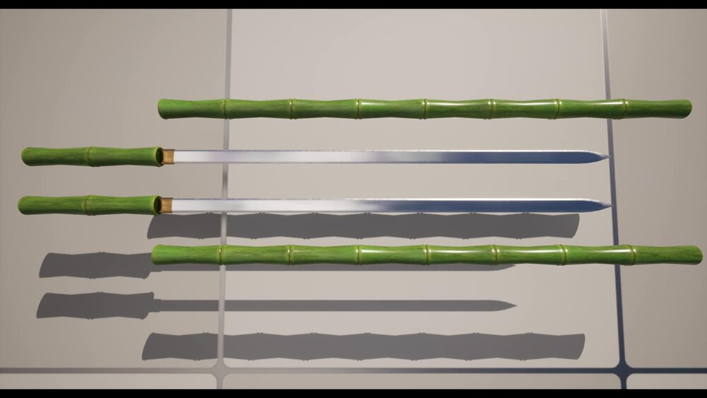 Stylized Straight Sword 