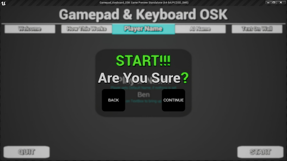 Gamepad Keyboard OSK 