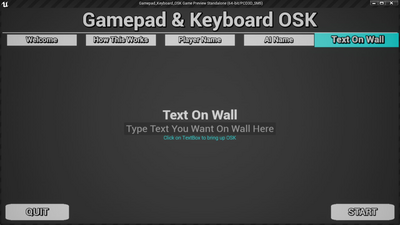 Gamepad Keyboard OSK 