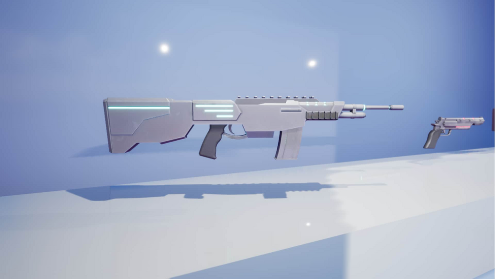 Sci-Fi Stylized Gun 