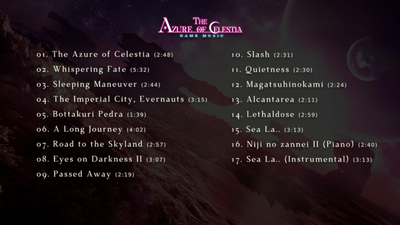 The Azure of Celestia Music Pack