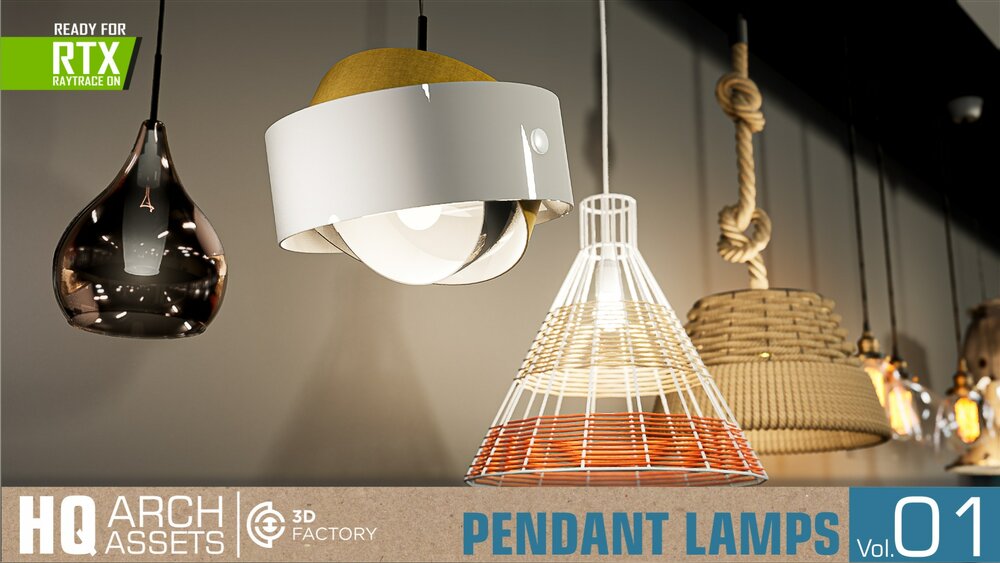 HQ Pendant Lamps Vol. 1 