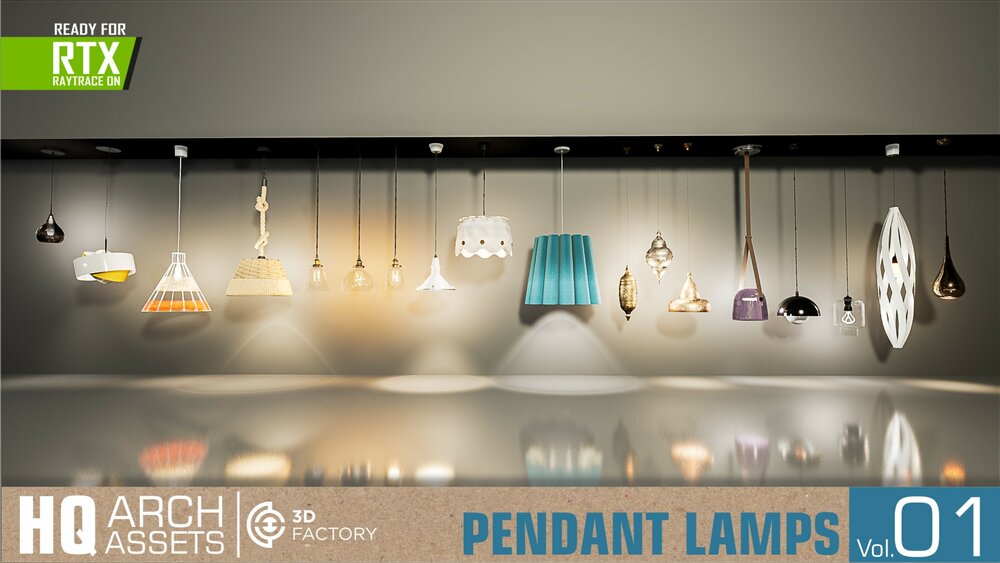 HQ Pendant Lamps Vol. 1 