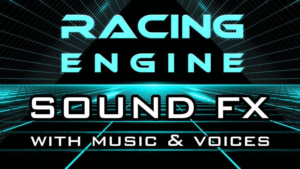 Racing-Engine SFX with Music and Voices 