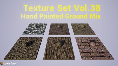 Stylized Texture Pack - VOL.04 Hand Painted Textures 