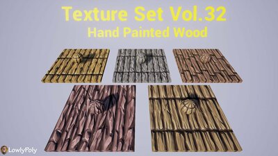 Stylized Texture Pack - VOL.04 Hand Painted Textures 