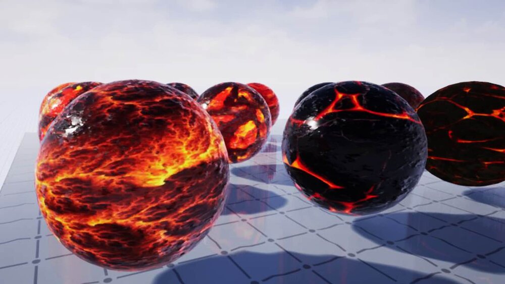 Lava Animated Material Pack 