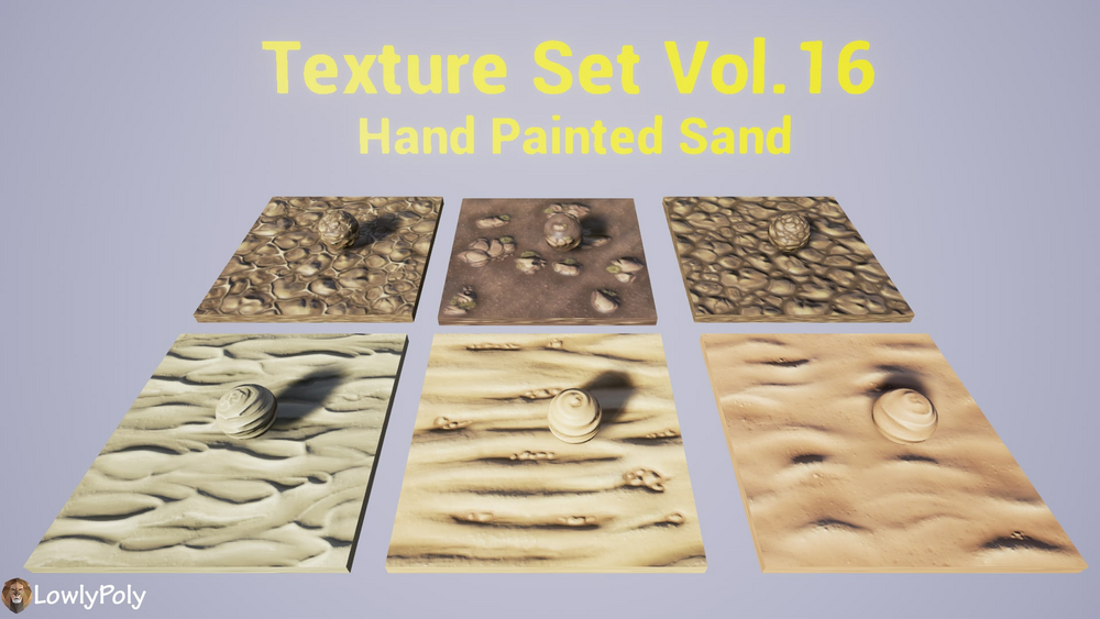 Sand Vol.16 - Hand Painted Texture Pack 