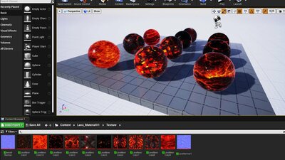 Lava Animated Material Pack 