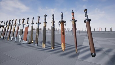 Modular one-handed short swords 1.1 