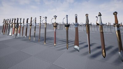 Modular one-handed short swords 1.1 