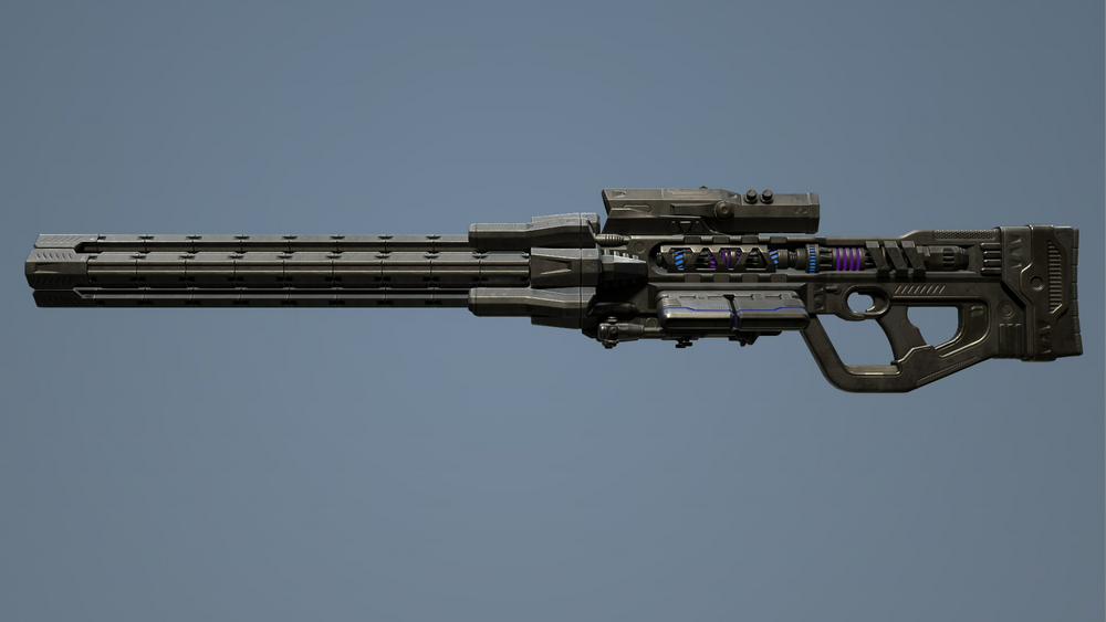 Volt Shock Rifle With Hands 