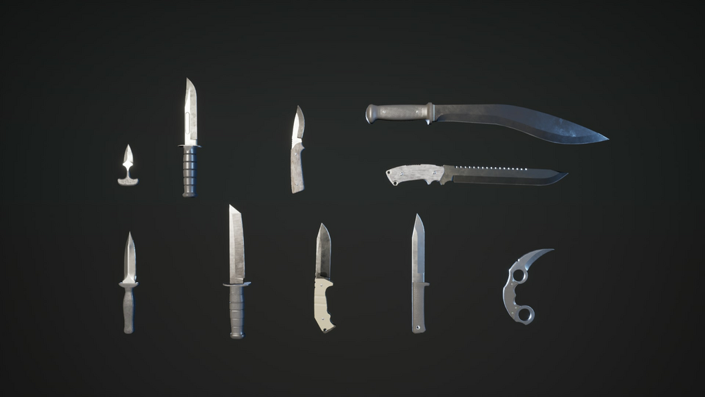 Combat Knife Pack 