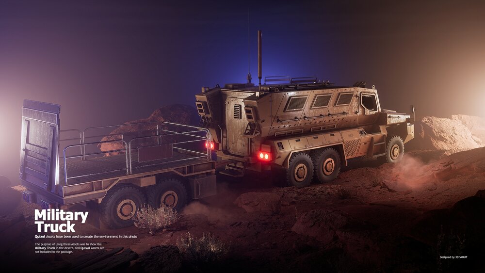 Drivable Military Truck (Nanite) 