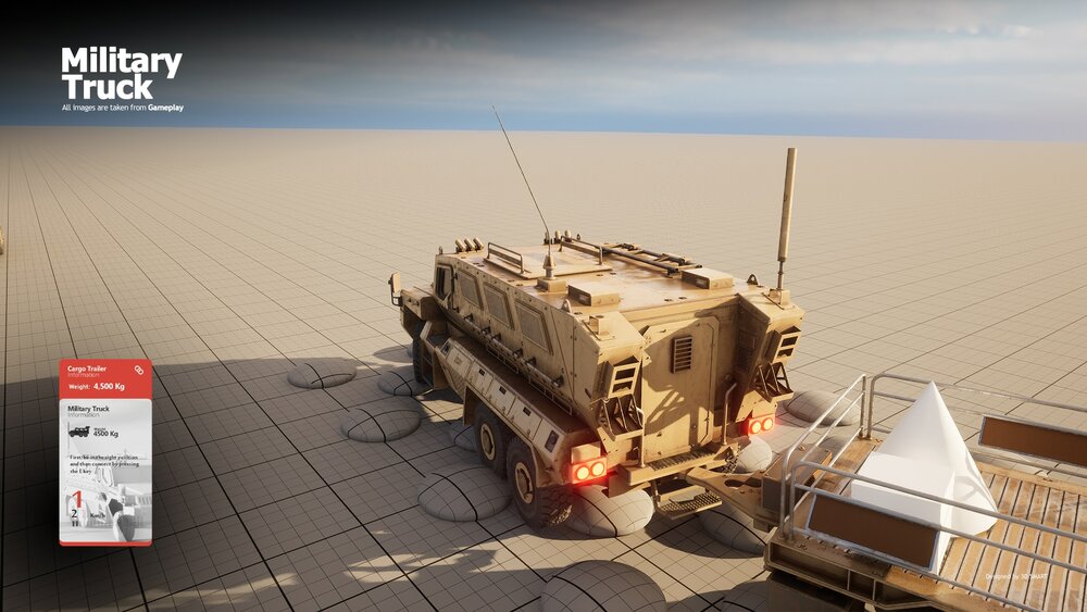 Drivable Military Truck (Nanite) 