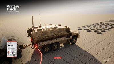 Drivable Military Truck (Nanite) 