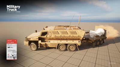 Drivable Military Truck (Nanite) 