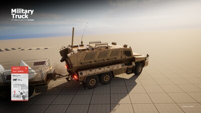 Drivable Military Truck (Nanite) 