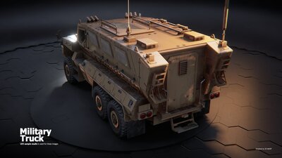 Drivable Military Truck (Nanite) 