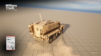 Drivable Military Truck (Nanite) 