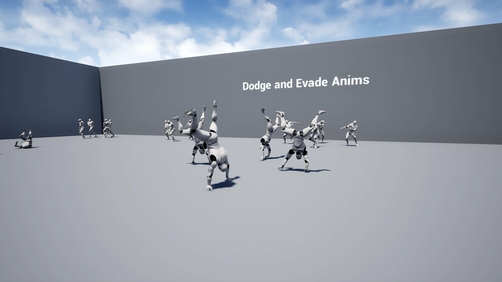 Dodge and Evade Anims 