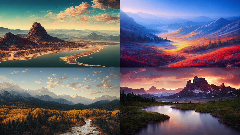 Paintings: Landscapes of the USA 