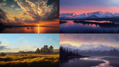 Paintings: Landscapes of the USA 