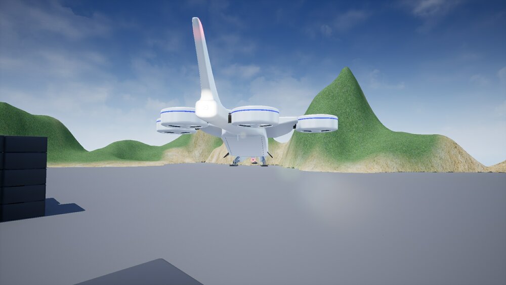 Tiltrotor Quadcopter VTOL 