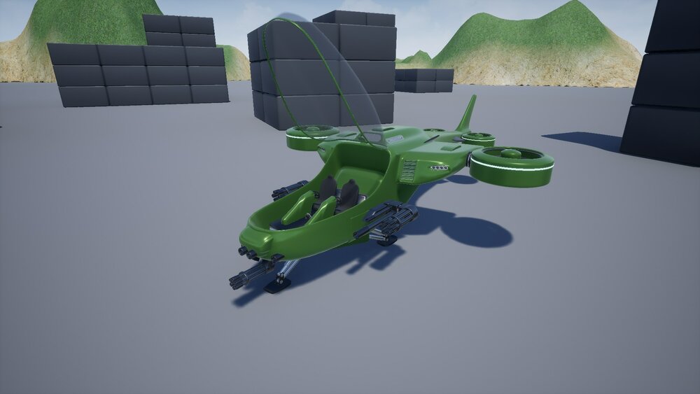 Tiltrotor Quadcopter VTOL 