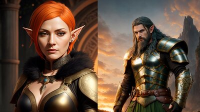 4k Fantasy Photorealistic Avatars 