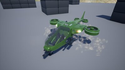 Tiltrotor Quadcopter VTOL 