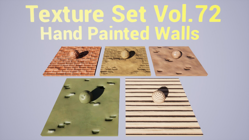 Walls Vol.72 - Hand Painted Textures 