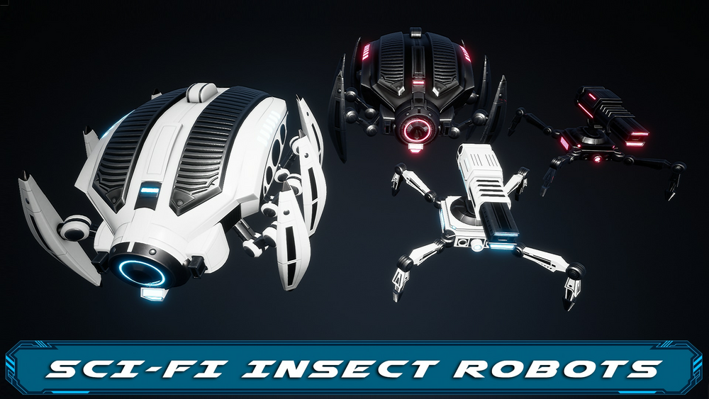 SciFi Insect Robots 