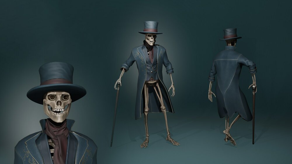 Skeleton Gentleman 