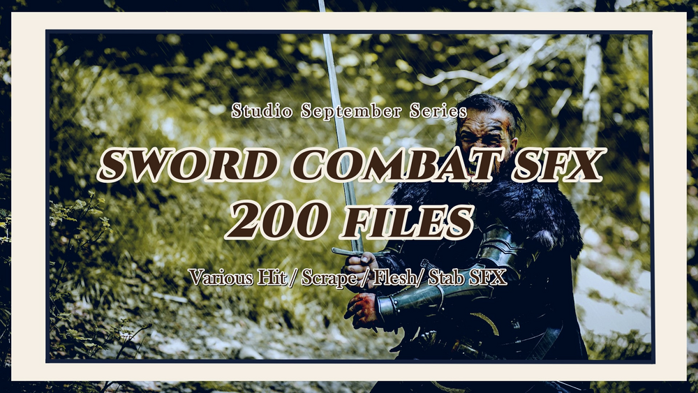 [SFX] HQ Sword and Knife Combat 200 Sound Effects Vol.1 